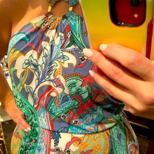 Beautiful halter dress in time for summer- worn once